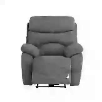 Grey Fabric Electric Reclining Chair